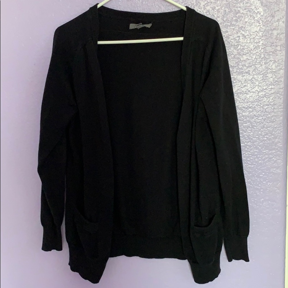 Black cardigan